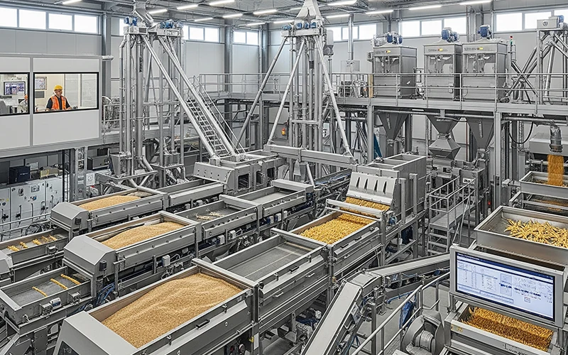 automatic-grain-cleaning-plant